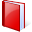 Book, red, school, reading, education, study, learning icon - Free download