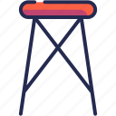 bar, chair, bar chair, stool, furniture, table, seat