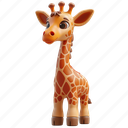 giraffe, animal, cute, zoo, wildlife