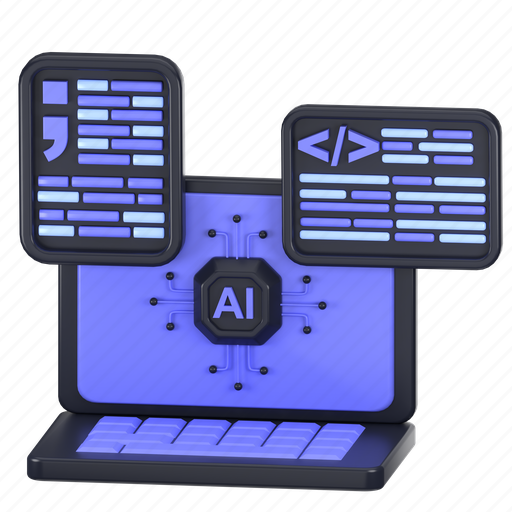 Ai, programming, technology, digital, vector, 3d, icon icon - Download on Iconfinder