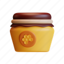 honey, jar, honeycomb, sweet, bottle, jam