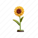 sunflower, blossom, flower, plant, garden, ecology