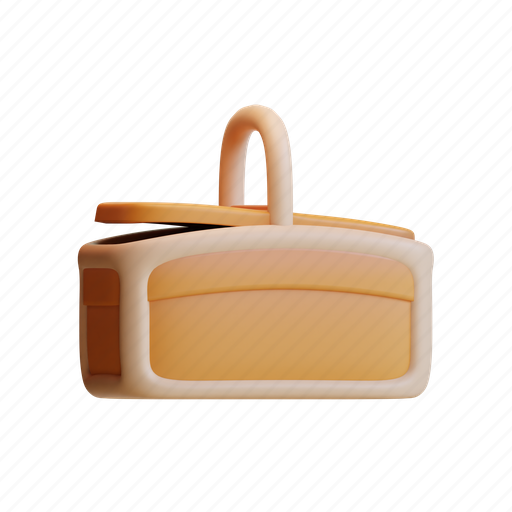 Picnic basket, basket, picnic, food, outdoor, holiday, camping icon - Download on Iconfinder
