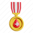 badge, donor, blood drive, achievement 
