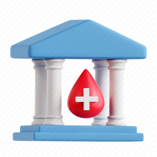 Storage, collection, supply, transfusion, blood bank 3D illustration - Download on Iconfinder