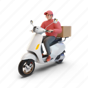 .png, 3d character, delivery, package, box, shipping, male, man, human 