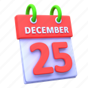 december, date, calendar, christmas, event, holidays, schedule, decoration 