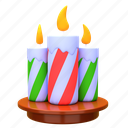 christmas, candles, santa, xmas, celebration, decoration, snow, holiday 