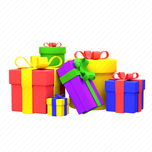 Gift, boxes, package, storage, shipping, box, packages 3D illustration - Download on Iconfinder