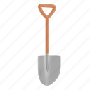 scope, shovel, construction, equipment, building, tool 