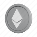 ethereum, cryptocurrency, coin, crypto