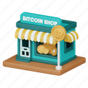 bitcoin, shop, cryptocurrency, coin, blockchain, online, dollar 
