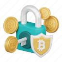 crypto, security, cryptocurrency icon, investment icon, 3d cryptocurrency, security icon, shield, protection 