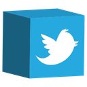 cube, media, set, social, twitter