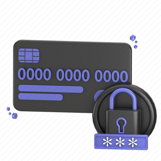 Credit, card, security, code, money, icon, 3d icon - Download on Iconfinder
