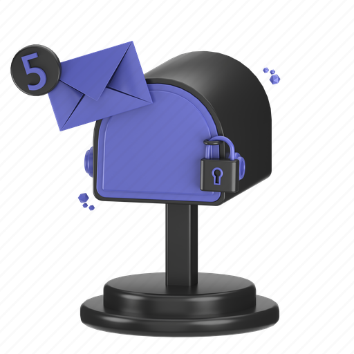 Email, security, 3d, internet, icon, illustration, business icon - Download on Iconfinder