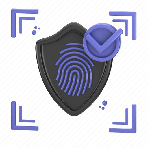 Identity, security, icon, 3d, illustration, vector, render icon - Download on Iconfinder