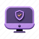 computer, security, protection, shield, safety, device, lock, laptop, cyber 