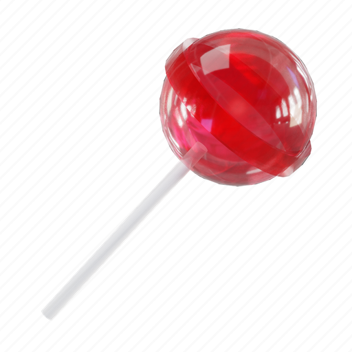 Lollipop, candy, sweet, dessert, fruit 3D illustration - Download on Iconfinder