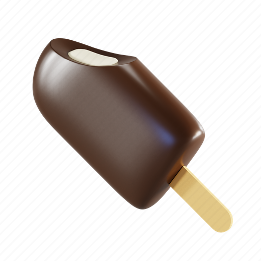 Popsicle, ice cream, ice, cream, dessert, food, sweet 3D illustration - Download on Iconfinder