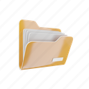 folder, paper, documents, files 