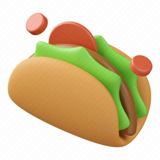Maxican taco, tacos, tortilla, taco, food, meal, sandwich icon - Download on Iconfinder