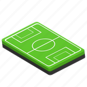football, pitch, sport, game, play, field, illustration, stadium, soccer, competition, team, ball, playground, green, symbol, 3d, match, championship, icon, goal, design, vector, grass, element, player, line, lawn, court, background, isolated, view, texture, object, plan, corner, ground, empty, graphic, equipment, tournament, arena, area, layout, kick, concept, isometric, league, sign, white, cup
