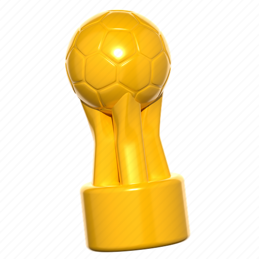 Football, trophy, competition, 3d, goal, game, sport icon - Download on Iconfinder