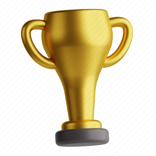 Trophy, champion, winner, victory, award, prize 3D illustration - Download on Iconfinder