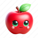 fruit, food, fresh, healthy, red apple