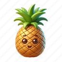 pineapple, fruit, healthy, ananas, fresh, tropical, summer, organic