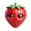 strawberry, fruit, berry, healthy, fresh, food, avatar 