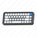 mechanical keyboard with knop, mechanical keyboard, gaming keyboard, keyboard, computer keyboard, device, computer, electronic appliance, typing 