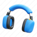 headphone, headset, music, earphone, audio, sound, earphones, headphones, device 