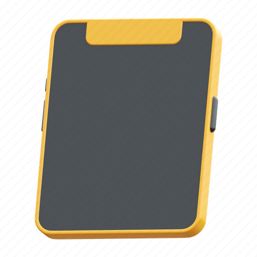 Tablet, device, gadget, technology, communication, phone, tab 3D illustration - Download on Iconfinder