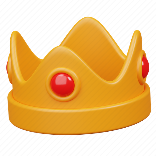 Crown, king, queen, royal, luxury, prince, princess 3D illustration - Download on Iconfinder