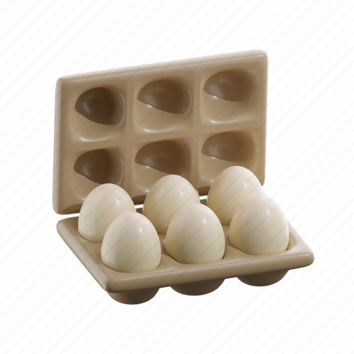 Egg, grocery, food, meal, cuisine, cooking, restaurant 3D illustration - Download on Iconfinder