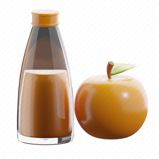 Fruit, syrup, beverage, food, grocery, restaurant, orange 3D illustration - Download on Iconfinder