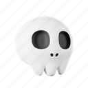 skull, halloween, skeleton, bones, horror 