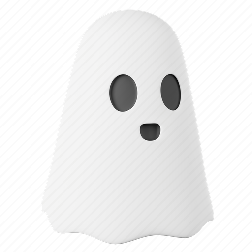 Ghost, halloween, holiday, scary, horror 3D illustration - Download on Iconfinder