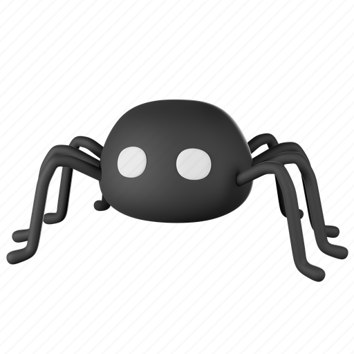 Spider, halloween, insect, monster 3D illustration - Download on Iconfinder