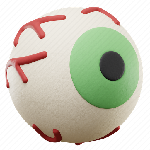 Eye, ball, halloween, spooky, scary, look, horror 3D illustration - Download on Iconfinder