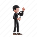find, 3d character, 3d illustration, 3d render, 3d businessman, formal, blazer, magnifying glass, search, look, solution, seo, search engine optimization, research, investigate, analysis, observer, inspect