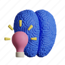 brain, and, light, bulb, thinking, technology, lamp, mind 