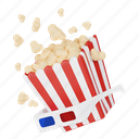 popcorn, popcorn box, movie night, cinema snack, buttered popcorn, snack time, kettle corn, gourmet popcorn, popped corn 