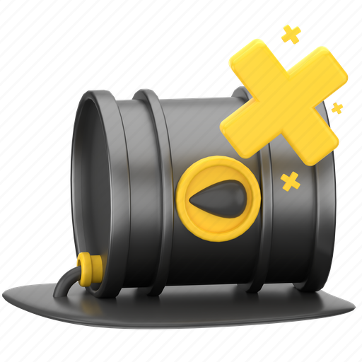 Oil, barrel, leaking, 3d, background, black, business 3D illustration - Download on Iconfinder