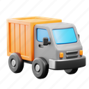 cargo, truck, delivery, box, transport, logistic, vehicle 