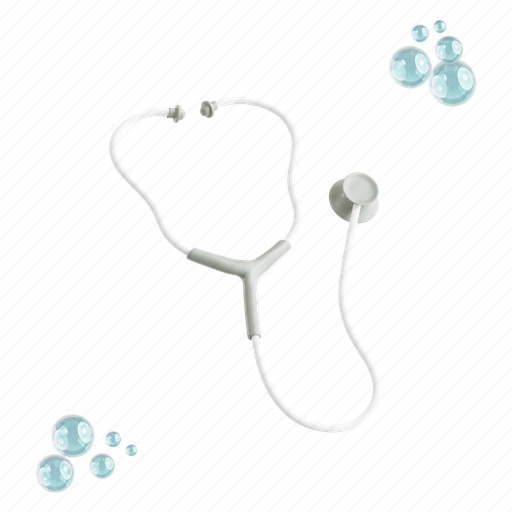 Stethoscope, doctor tool, diagnostic, diagnostics, health, medical diagnostics 3D illustration - Download on Iconfinder