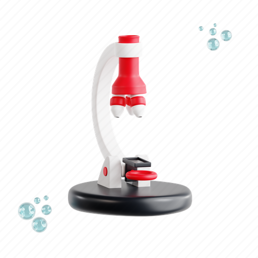 Microscope, science, chemistry, biology, medical, experiment, lab 3D illustration - Download on Iconfinder