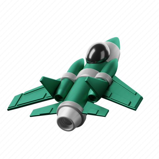 Fighter, jet, army, airforce, military, plane, airplane 3D illustration - Download on Iconfinder